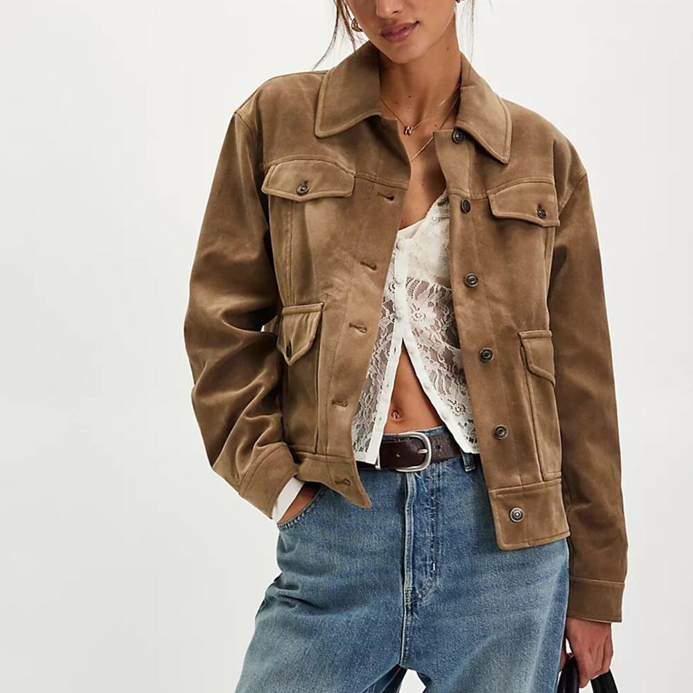 Free People We The Free Night Ranch Vegan Jacket XS
